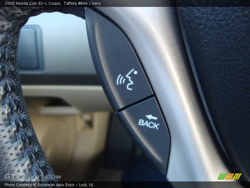 Taffeta White / Ivory 2008 Honda Civic EX-L Coupe
