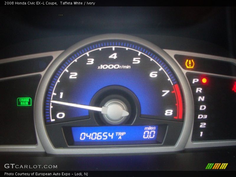 Taffeta White / Ivory 2008 Honda Civic EX-L Coupe