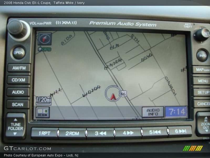 Taffeta White / Ivory 2008 Honda Civic EX-L Coupe