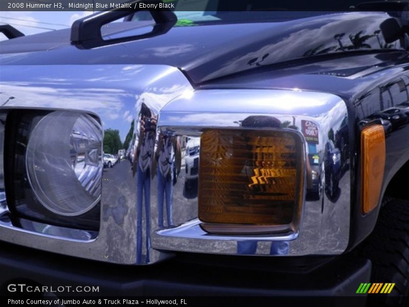 Midnight Blue Metallic / Ebony Black 2008 Hummer H3