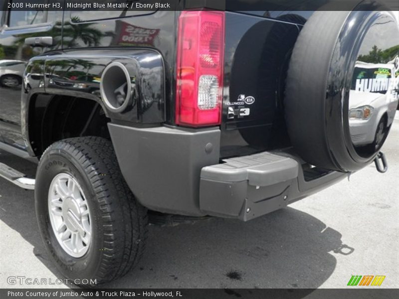 Midnight Blue Metallic / Ebony Black 2008 Hummer H3