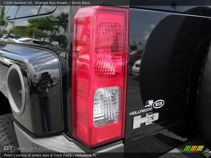 Midnight Blue Metallic / Ebony Black 2008 Hummer H3