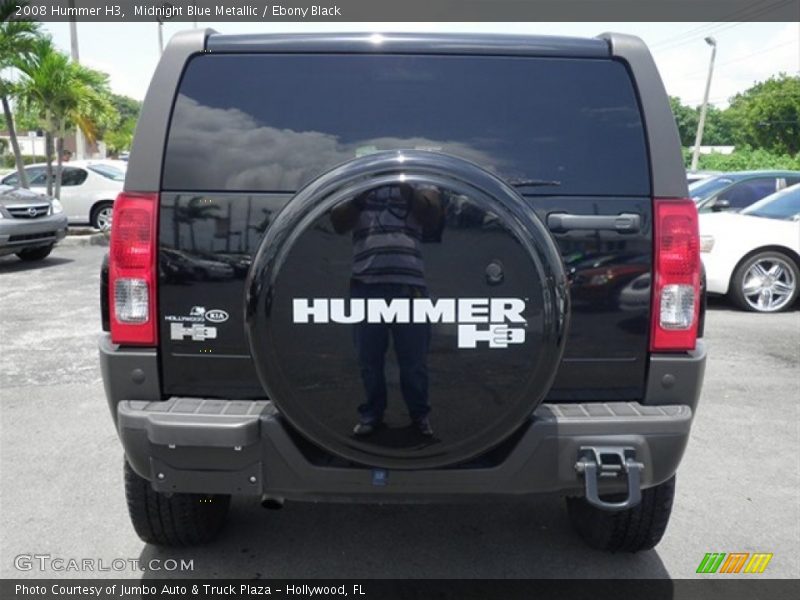 Midnight Blue Metallic / Ebony Black 2008 Hummer H3