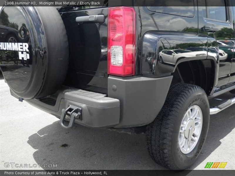 Midnight Blue Metallic / Ebony Black 2008 Hummer H3