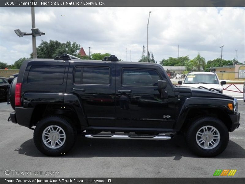 Midnight Blue Metallic / Ebony Black 2008 Hummer H3