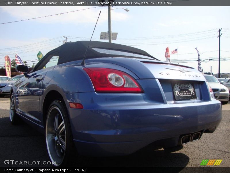 Aero Blue Pearlcoat / Dark Slate Grey/Medium Slate Grey 2005 Chrysler Crossfire Limited Roadster