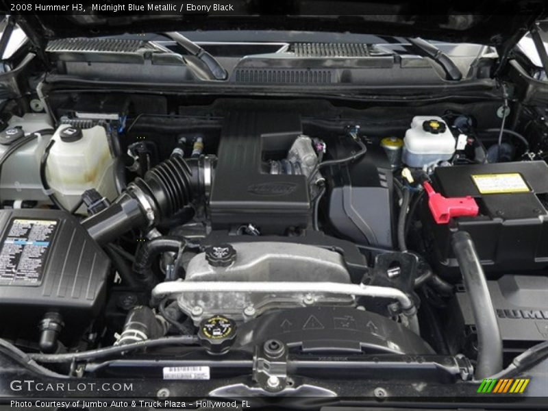 Midnight Blue Metallic / Ebony Black 2008 Hummer H3