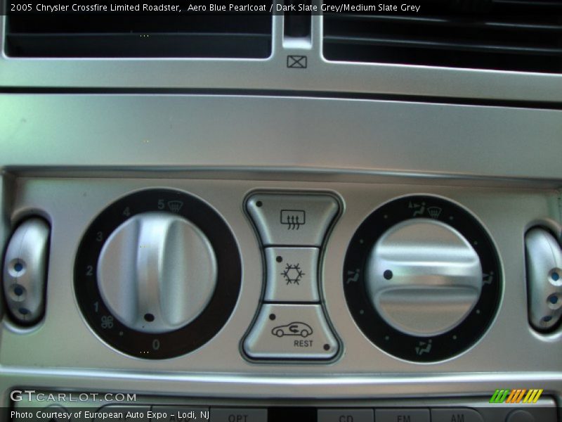 Aero Blue Pearlcoat / Dark Slate Grey/Medium Slate Grey 2005 Chrysler Crossfire Limited Roadster