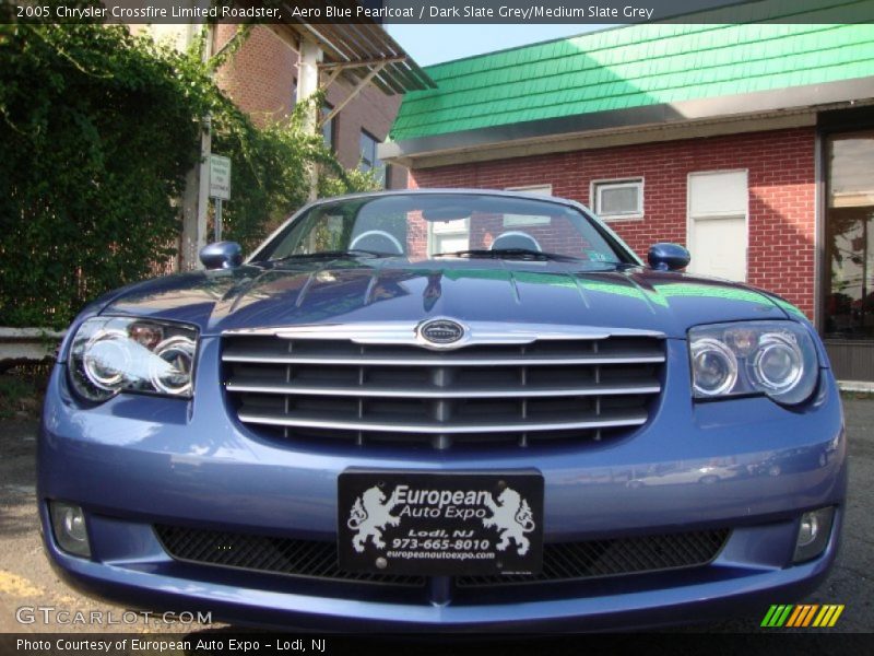 Aero Blue Pearlcoat / Dark Slate Grey/Medium Slate Grey 2005 Chrysler Crossfire Limited Roadster