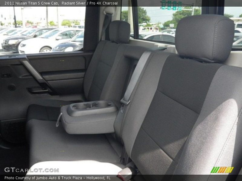 Radiant Silver / Pro 4X Charcoal 2011 Nissan Titan S Crew Cab