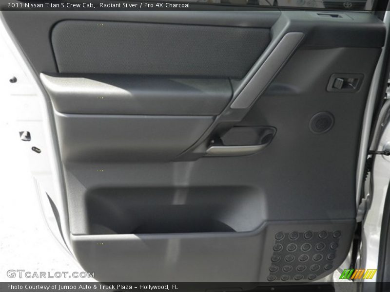 Radiant Silver / Pro 4X Charcoal 2011 Nissan Titan S Crew Cab