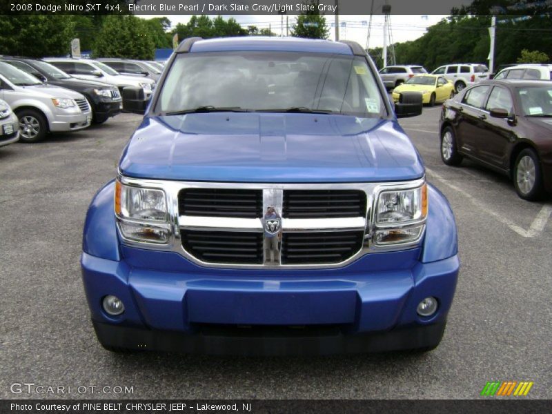 Electric Blue Pearl / Dark Slate Gray/Light Slate Gray 2008 Dodge Nitro SXT 4x4