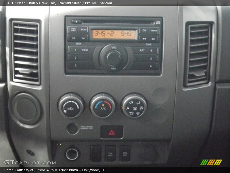 Radiant Silver / Pro 4X Charcoal 2011 Nissan Titan S Crew Cab