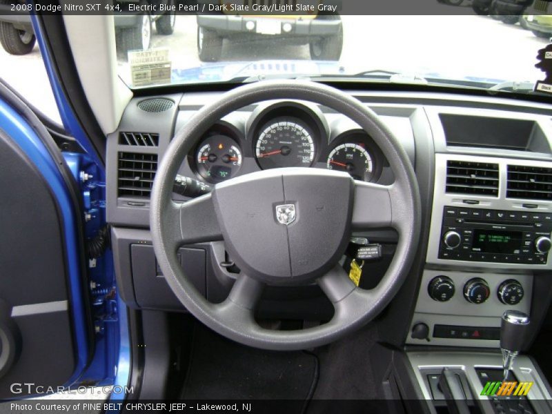 Electric Blue Pearl / Dark Slate Gray/Light Slate Gray 2008 Dodge Nitro SXT 4x4