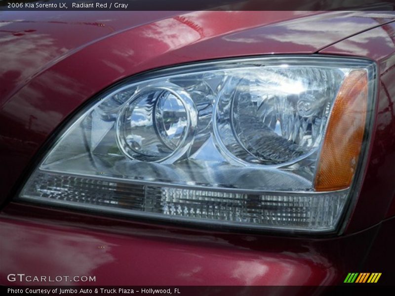 Radiant Red / Gray 2006 Kia Sorento LX