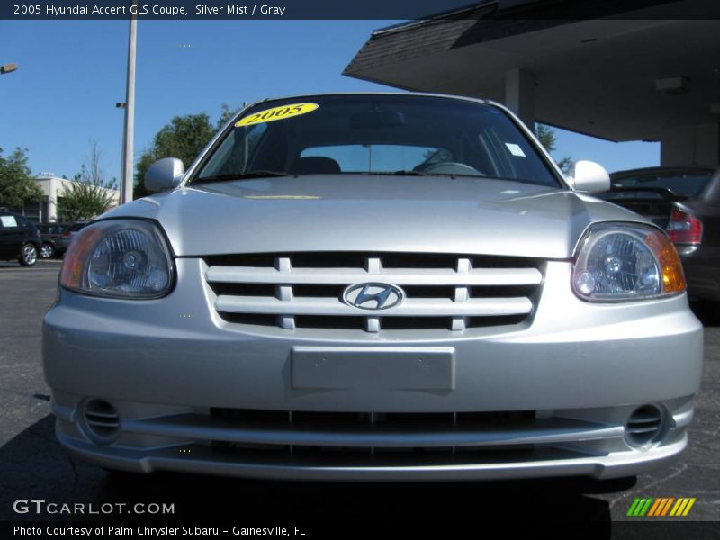 Silver Mist / Gray 2005 Hyundai Accent GLS Coupe