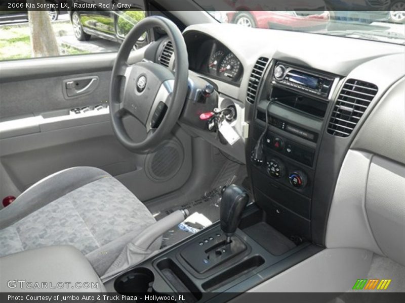 Radiant Red / Gray 2006 Kia Sorento LX