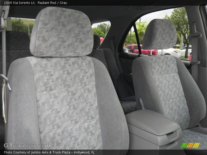 Radiant Red / Gray 2006 Kia Sorento LX