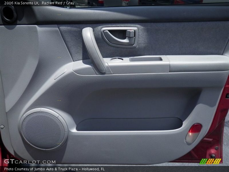 Radiant Red / Gray 2006 Kia Sorento LX