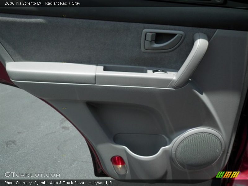 Radiant Red / Gray 2006 Kia Sorento LX