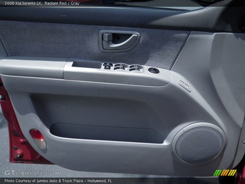 Radiant Red / Gray 2006 Kia Sorento LX