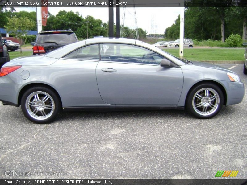 Blue Gold Crystal Metallic / Ebony 2007 Pontiac G6 GT Convertible