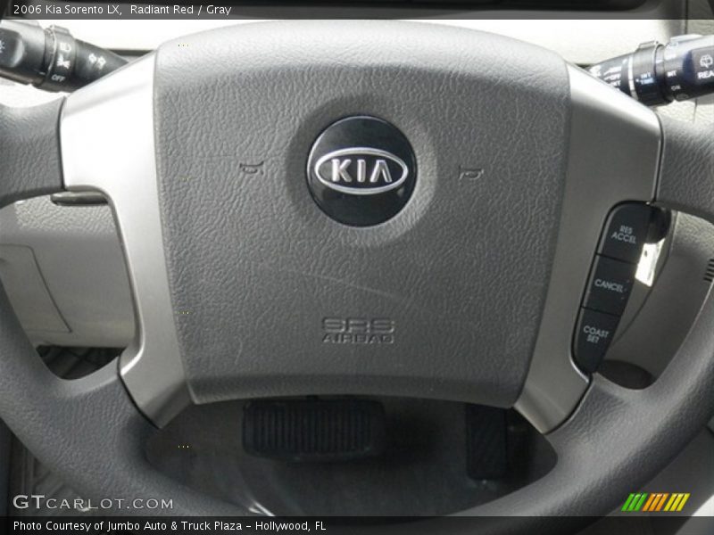 Radiant Red / Gray 2006 Kia Sorento LX