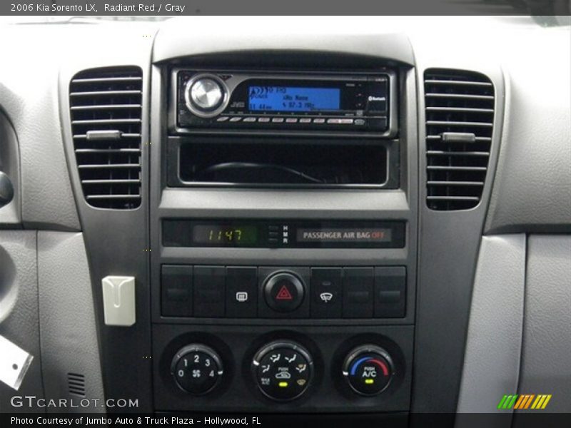 Radiant Red / Gray 2006 Kia Sorento LX