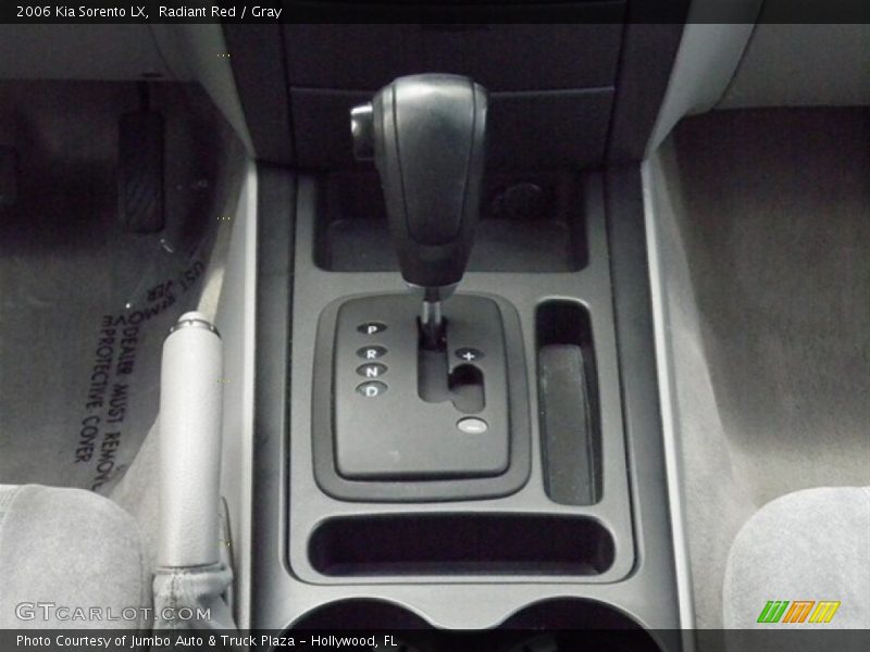 Radiant Red / Gray 2006 Kia Sorento LX