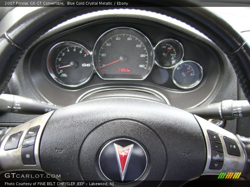 Blue Gold Crystal Metallic / Ebony 2007 Pontiac G6 GT Convertible