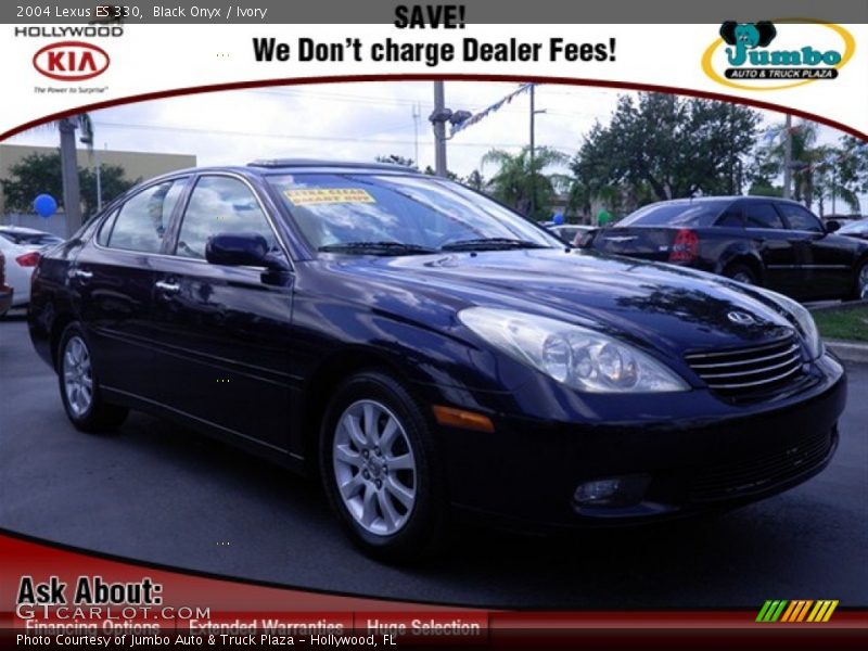 Black Onyx / Ivory 2004 Lexus ES 330