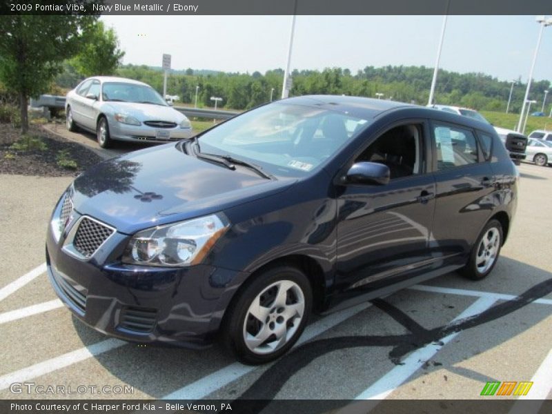 Navy Blue Metallic / Ebony 2009 Pontiac Vibe