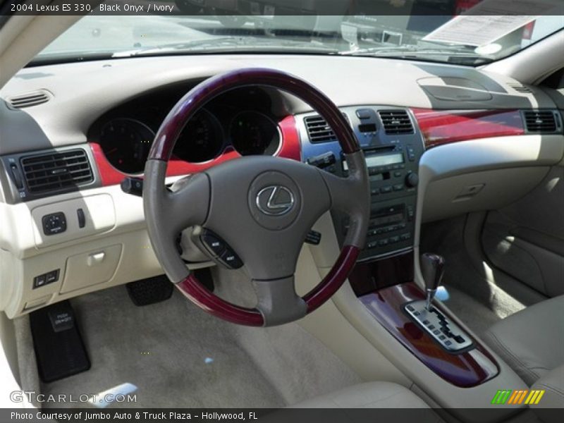 Black Onyx / Ivory 2004 Lexus ES 330