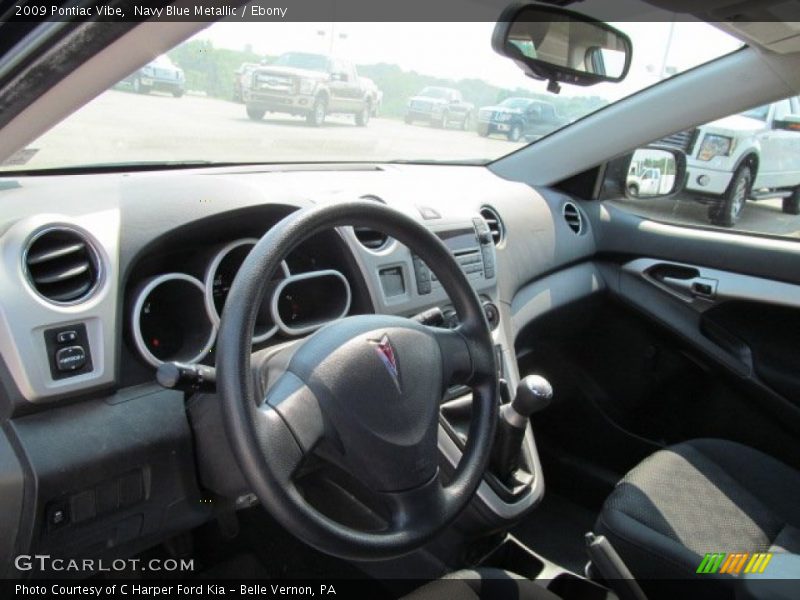 Navy Blue Metallic / Ebony 2009 Pontiac Vibe