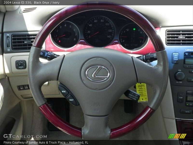 Black Onyx / Ivory 2004 Lexus ES 330