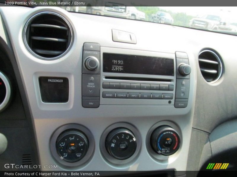 Navy Blue Metallic / Ebony 2009 Pontiac Vibe