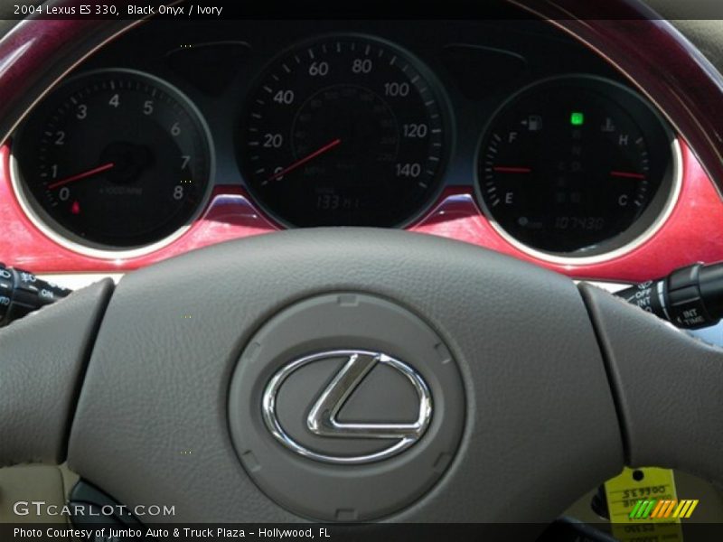Black Onyx / Ivory 2004 Lexus ES 330
