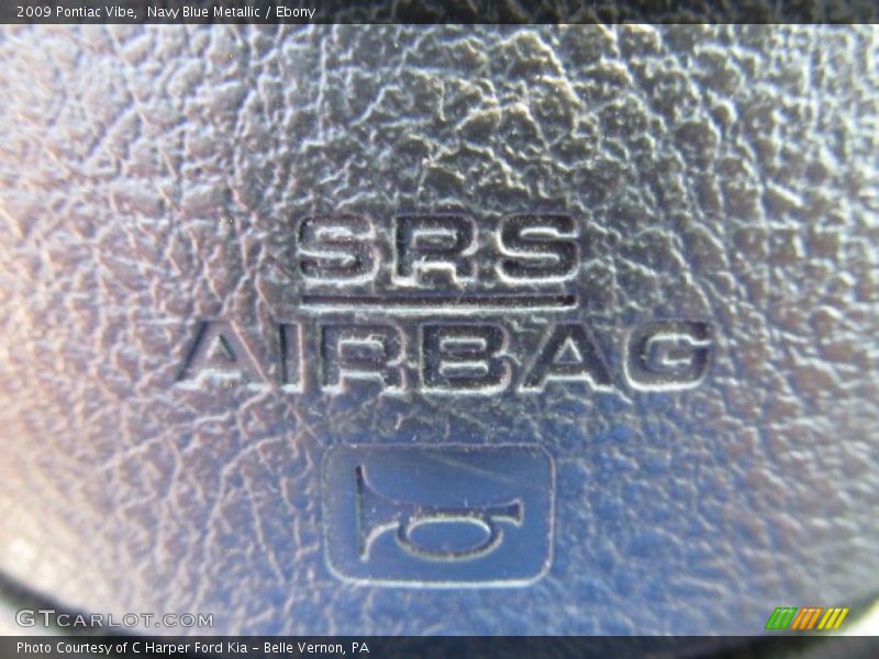 Navy Blue Metallic / Ebony 2009 Pontiac Vibe