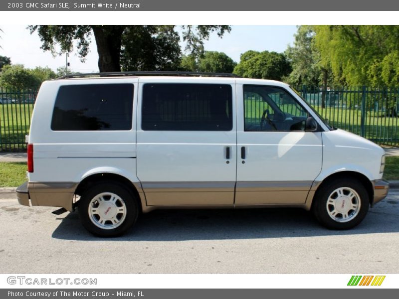 Summit White / Neutral 2003 GMC Safari SLE