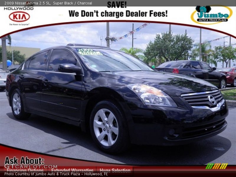 Super Black / Charcoal 2009 Nissan Altima 2.5 SL