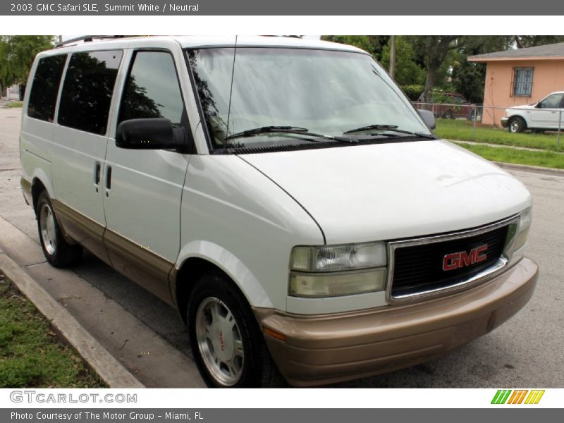 Summit White / Neutral 2003 GMC Safari SLE