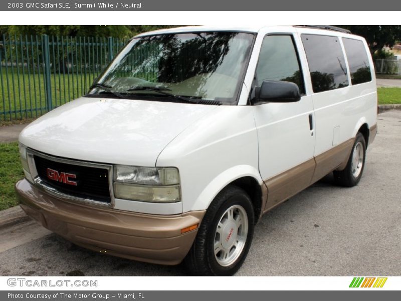 Summit White / Neutral 2003 GMC Safari SLE