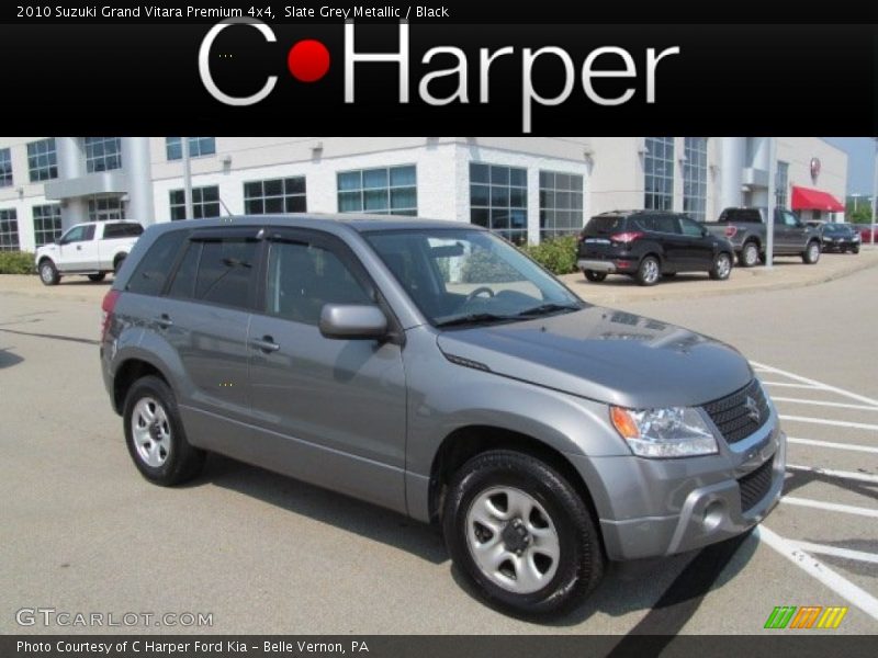 Slate Grey Metallic / Black 2010 Suzuki Grand Vitara Premium 4x4