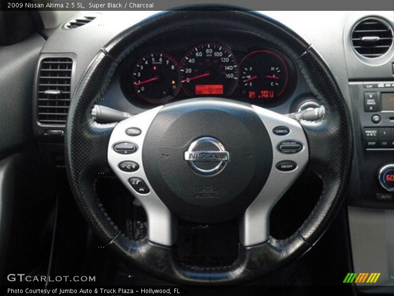 Super Black / Charcoal 2009 Nissan Altima 2.5 SL