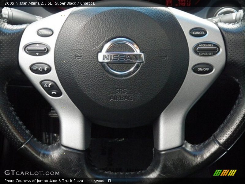 Super Black / Charcoal 2009 Nissan Altima 2.5 SL