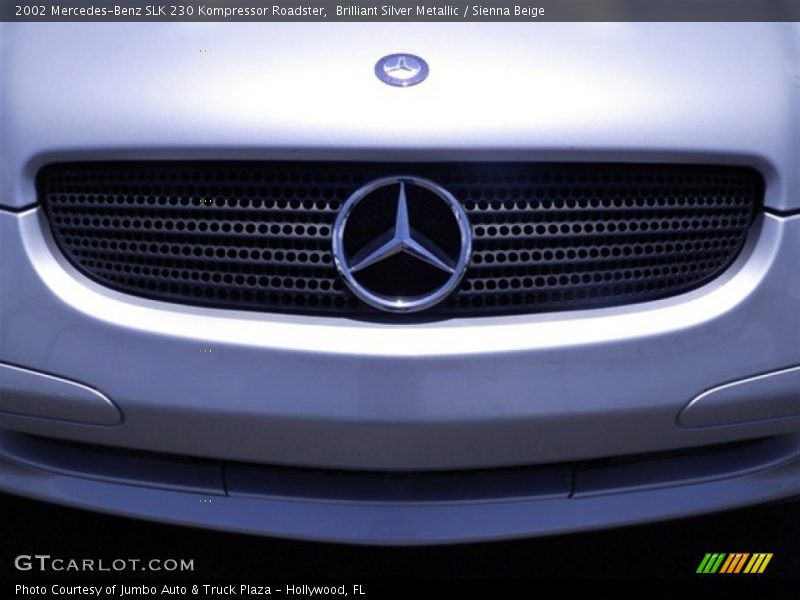 Brilliant Silver Metallic / Sienna Beige 2002 Mercedes-Benz SLK 230 Kompressor Roadster
