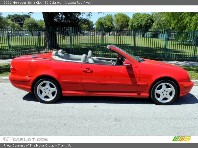 Magma Red / Ash 2001 Mercedes-Benz CLK 430 Cabriolet