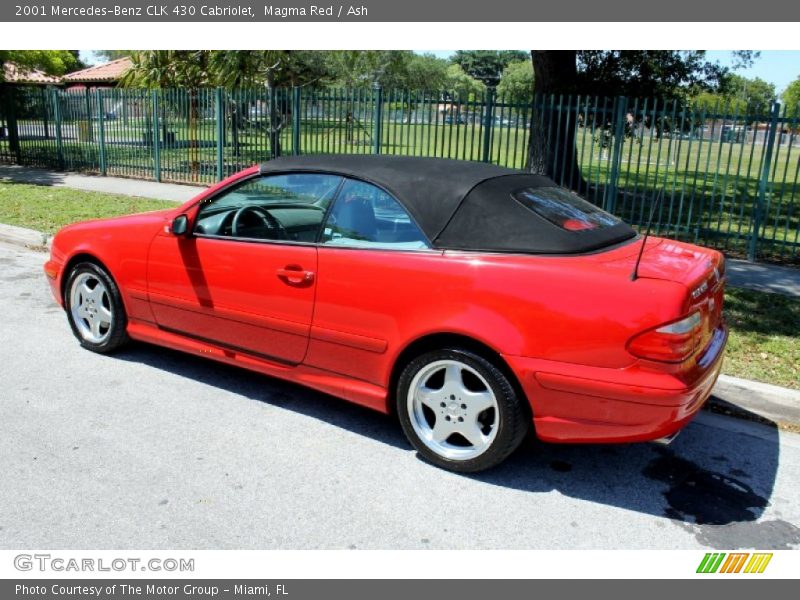 Magma Red / Ash 2001 Mercedes-Benz CLK 430 Cabriolet