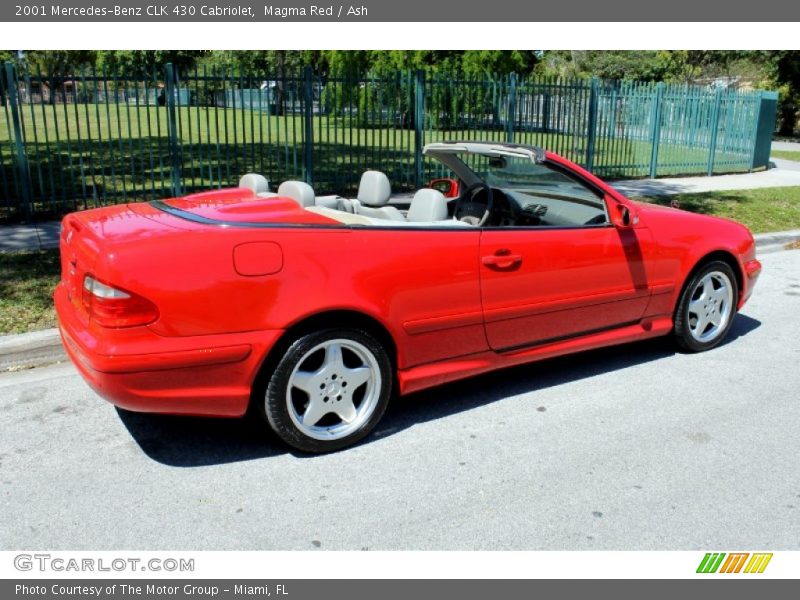 Magma Red / Ash 2001 Mercedes-Benz CLK 430 Cabriolet