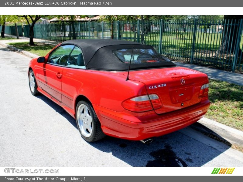 Magma Red / Ash 2001 Mercedes-Benz CLK 430 Cabriolet